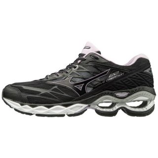 MIZUNO WOMEN'S WAVE CREATION 20 RUNNING SHOE-BLACK (9090)