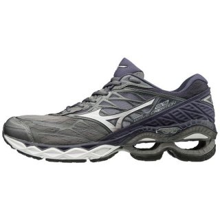 MIZUNO MEN'S WAVE CREATION 20 RUNNING SHOE-STORMY WEATHER-SILVER (9J73)