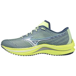 MIZUNO WOMEN'S WAVE REBELLION RUNNING SHOE-NEO LIME (4M4M)