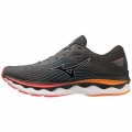 MIZUNO MEN'S WAVE SKY 6 RUNNING SHOE-IRON GATE-NIMBUS CLOUD (960A)