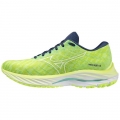 MIZUNO WOMEN'S WAVE RIDER 26 RUNNING SHOE-NEO LIME-WHITE (4M00)