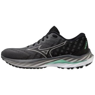 MIZUNO WOMEN'S WAVE INSPIRE 19 SSW RUNNING SHOE-IRON GATE-NIMBUS CLOUD (960A)