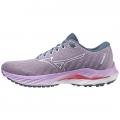 MIZUNO WOMEN'S WAVE INSPIRE 19 RUNNING SHOE-WISTERIA-CHINA BLUE (6BCL)