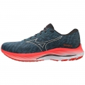 MIZUNO MEN'S WAVE RIDER 26 RUNNING SHOE-PROVINCIAL BLUE-NIMBUS CLOUD (5B0A)