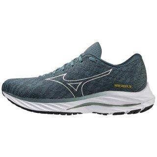 MIZUNO MEN'S WAVE RIDER 26 RUNNING SHOE-GOBLIN BLUE-VAPOROUS GREY (GBVB)